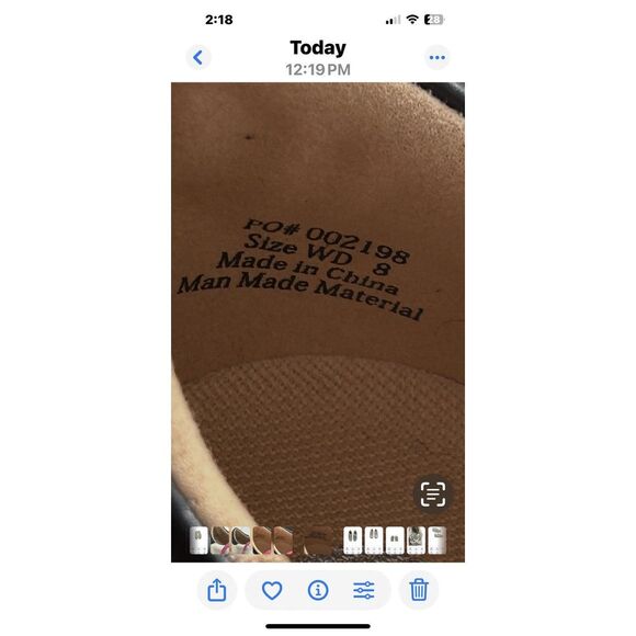 Journee‎ Collection Womens Erica  Sneakers Faux Leather White, Size 8 WD - Picture 7 of 7